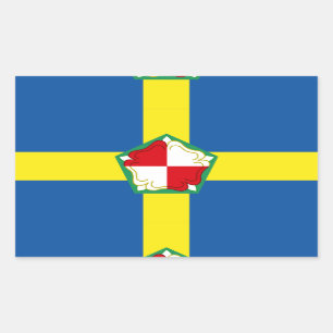 Flag of Pembrokeshire Rectangular Sticker
