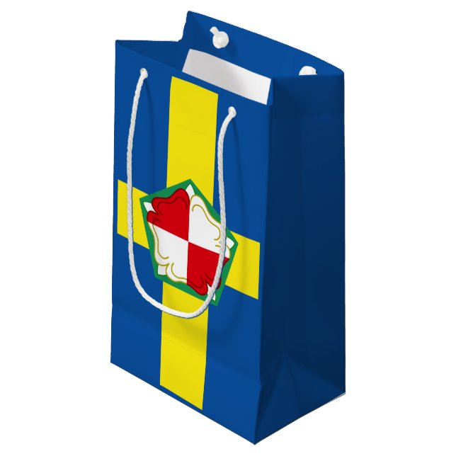 Flag of Pembrokeshire Small Gift Bag (Front Angled)