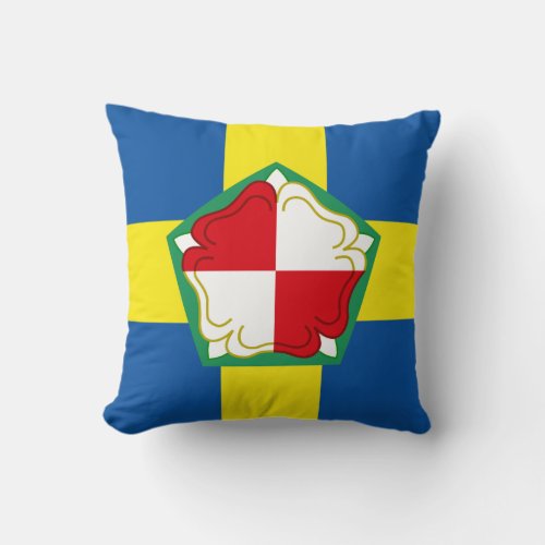 Flag of Pembrokeshire Throw Pillow