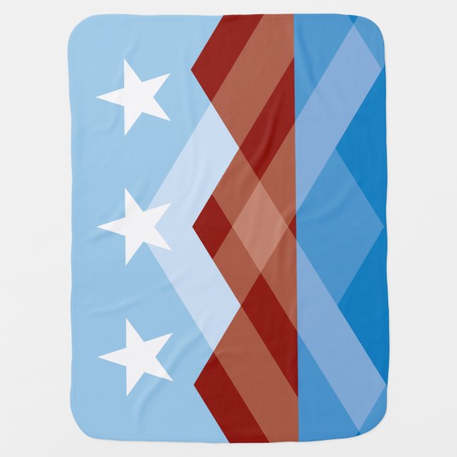 Flag of Peoria, Arizona Baby Blanket (Front)