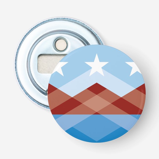Flag of Peoria, Arizona Bottle Opener (Front)