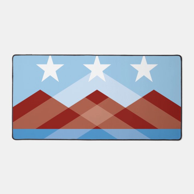 Flag of Peoria, Arizona Desk Mat (Front)