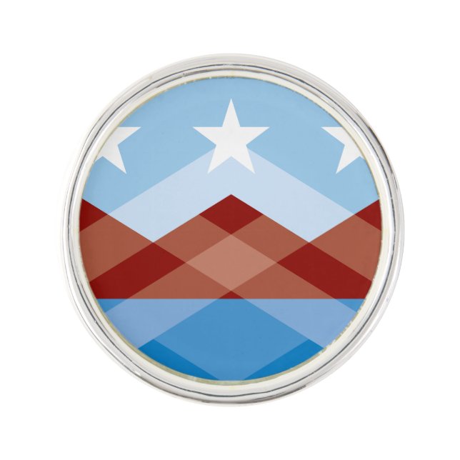Flag of Peoria, Arizona Lapel Pin (Front)
