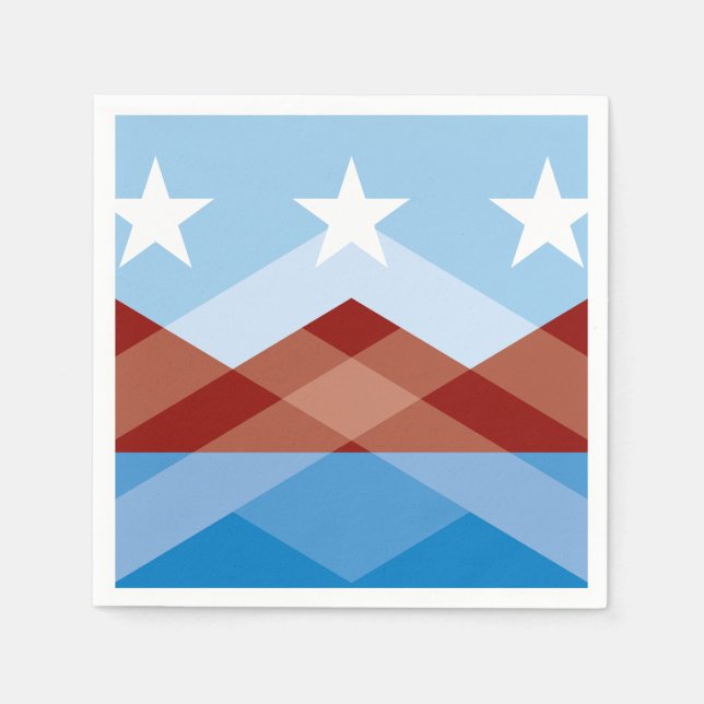 Flag of Peoria, Arizona Napkins (Front)