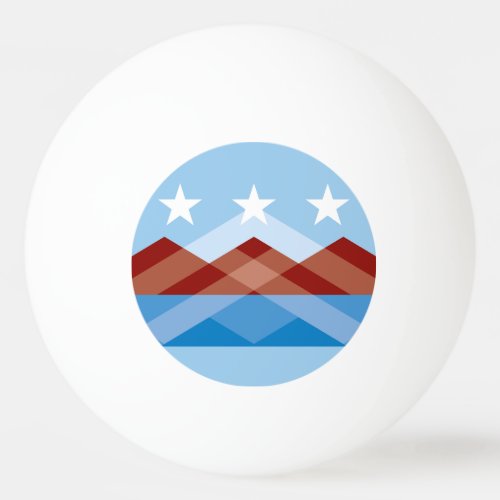 Flag of Peoria Arizona Ping Pong Ball