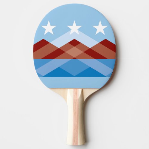 Flag of Peoria Arizona Ping Pong Paddle