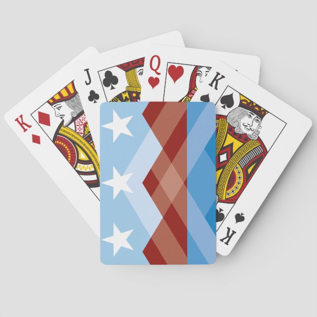 Flag of Peoria, Arizona Poker Cards (Back)