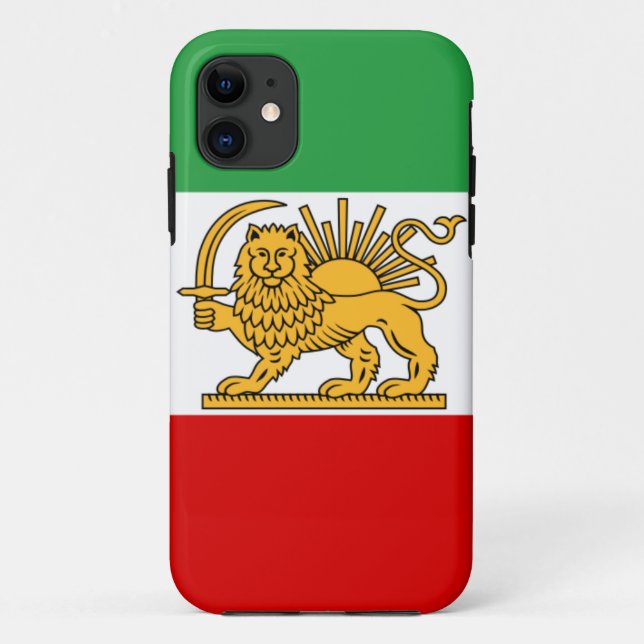Flag of Persia / Iran (1964-1980) Case-Mate iPhone Case (Back)