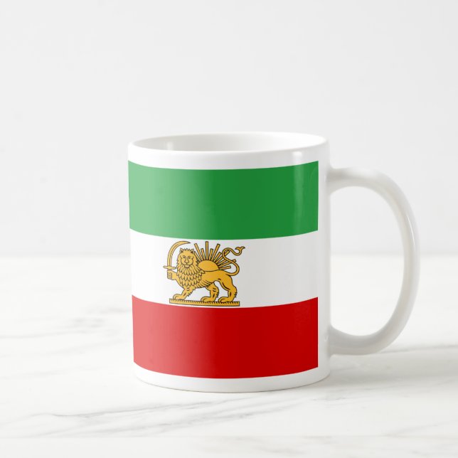 Flag of Persia / Iran (1964-1980) Coffee Mug (Right)
