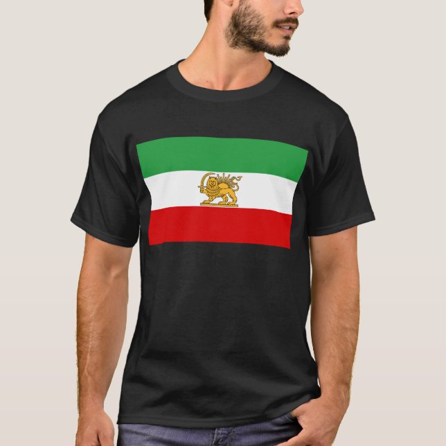 Flag of Persia / Iran (1964-1980) T-Shirt (Front)