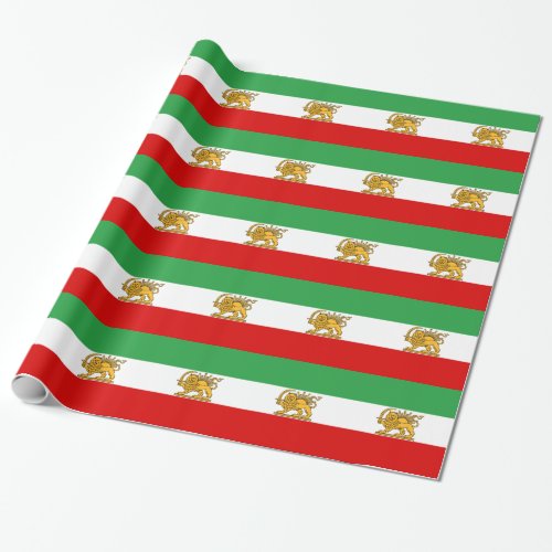 Flag of Persia  Iran 1964_1980 Wrapping Paper