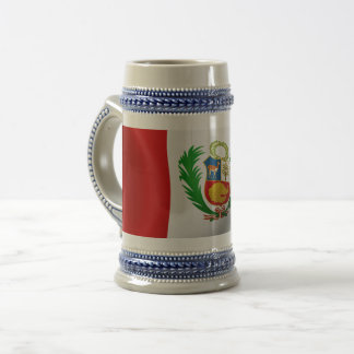 Flag of Peru Beer Stein
