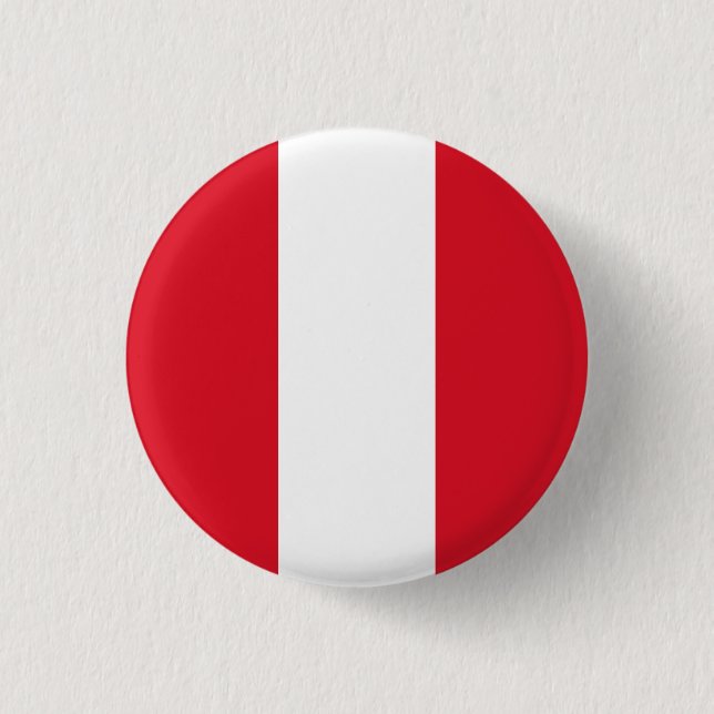 Flag of Peru Button (Front)