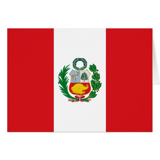 Flag of Peru Cards (Front Horizontal)