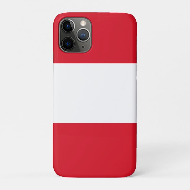 Flag of Peru Case-Mate iPhone Case (Back)