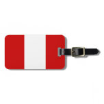 Flag of Peru Easy ID Personal Luggage Tag Flag of Peru Easy ID Personal Luggage Tag