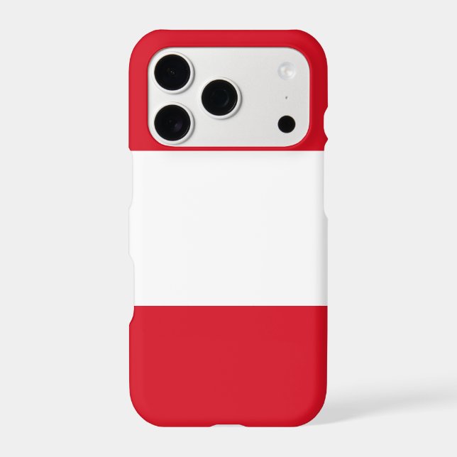 Flag of Peru Iphone Case (Back)