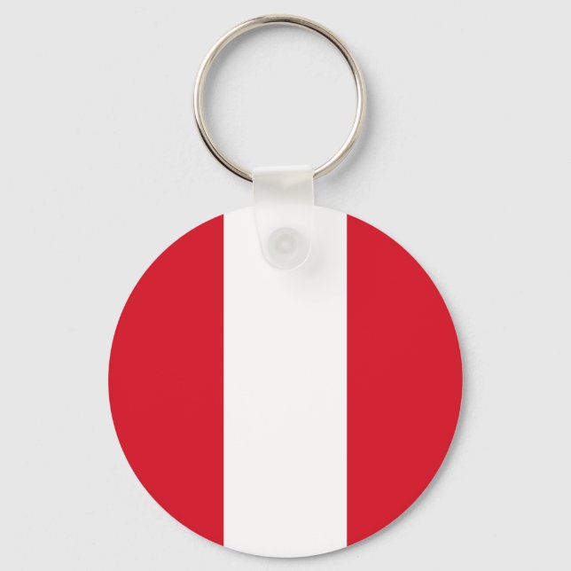 Flag of Peru Keychain (Front)