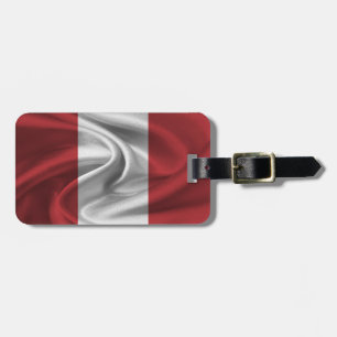 Flag Of Peru Luggage Tag