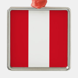 Flag of Peru (Peruvian Flag) Ceramic Ornament