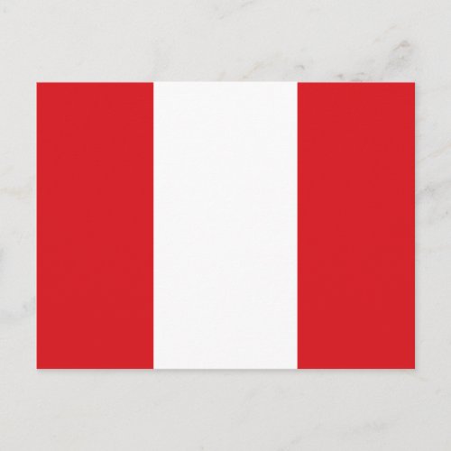 Flag of Peru Postcard