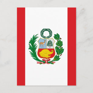 Flag of Peru Postcard