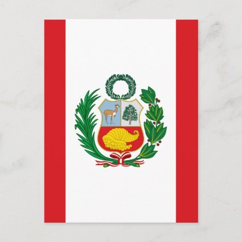 Flag of Peru Postcard