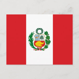 Flag of Peru Postcard