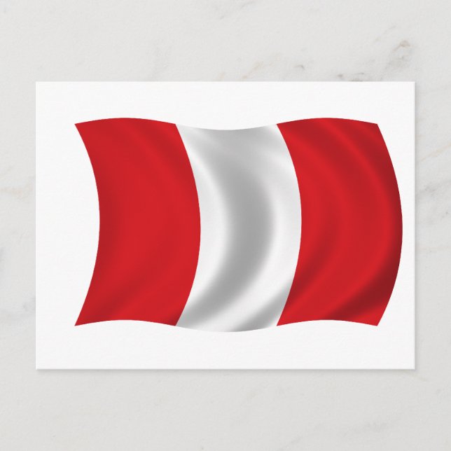 Flag of Peru Postcard (Front)