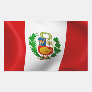 Peru Flag Stickers | Zazzle