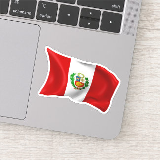 Flag of Peru Sticker