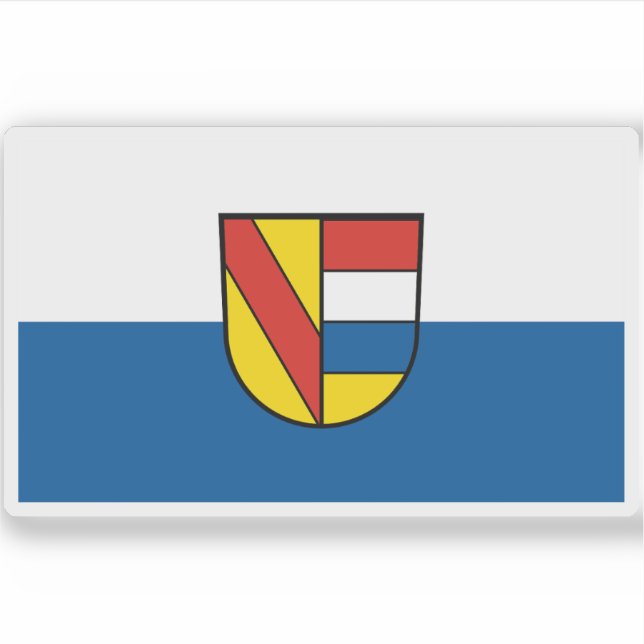Flag of Pforzheim, Germany Sticker (Front)
