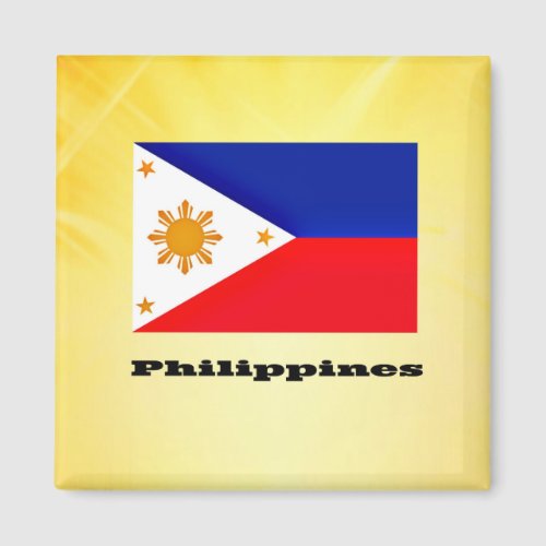 Flag of Philippines archipelago Magnet