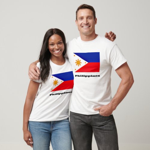 Flag of Philippines archipelago T_Shirt