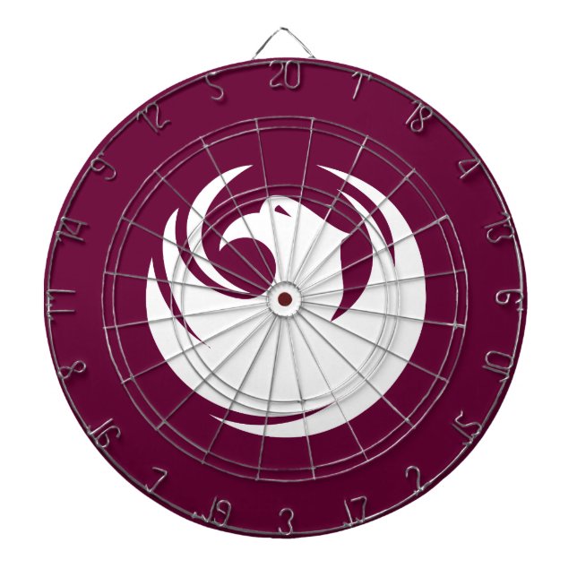 Flag of Phoenix, Arizona Dart Board (Front)