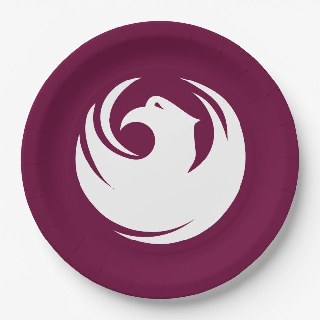 Flag of Phoenix, Arizona Paper Plates (Front)