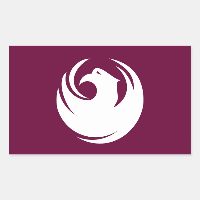 Flag of Phoenix, Arizona Rectangular Sticker (Front)