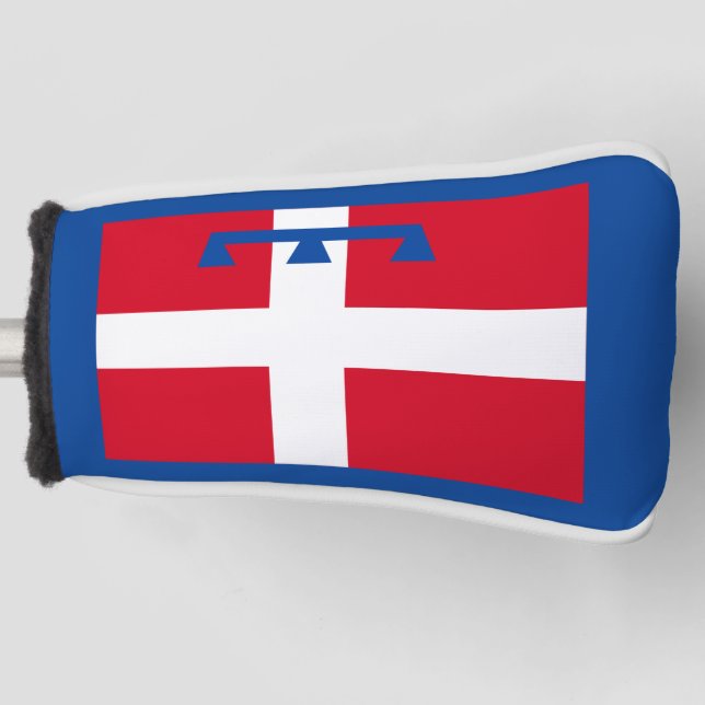 Flag of Piemonte (Italy)  Golf Head Cover (Front)