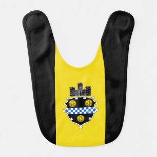 Flag of Pittsburgh, Pennsylvania Bib