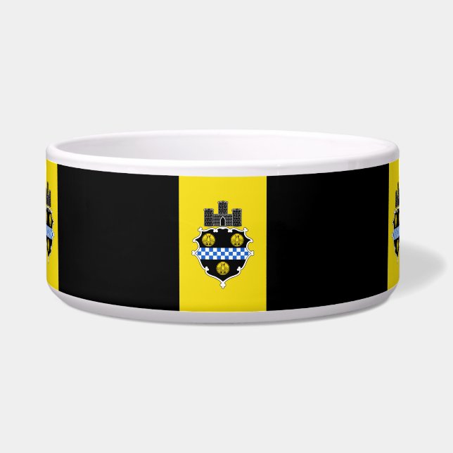 Flag of Pittsburgh, Pennsylvania Bowl (Front)