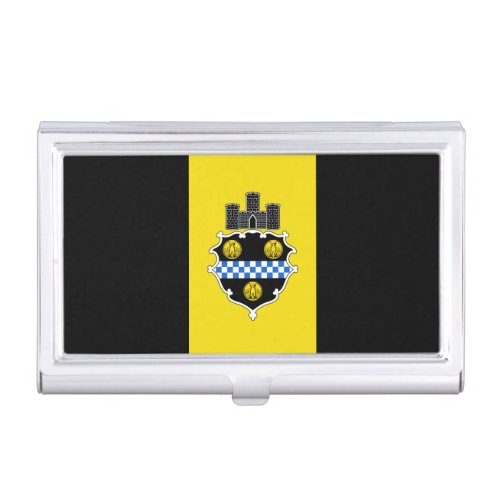 Flag of Pittsburgh Pennsylvania Business Card Cas Business Card Case