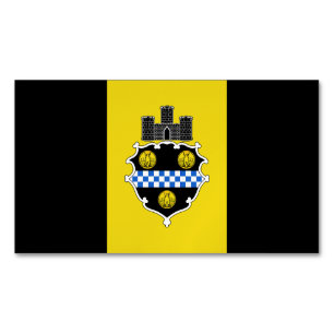 Flag of Pittsburgh Pennsylvania Business Card Magnet