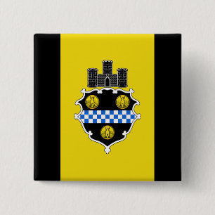 Flag of Pittsburgh, Pennsylvania Button