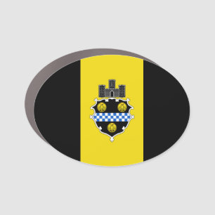 Flag of Pittsburgh Pennsylvania Car Magnet
