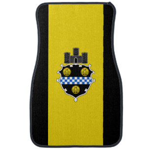 Flag of Pittsburgh, Pennsylvania Car Mat
