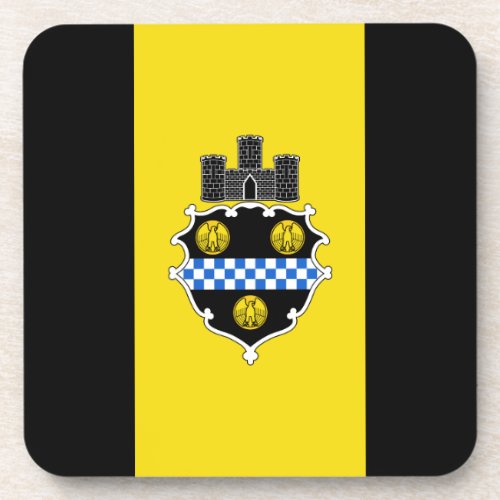 Flag of Pittsburgh Pennsylvania Coaster