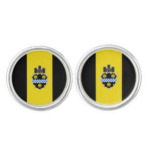 Flag of Pittsburgh, Pennsylvania Cufflinks