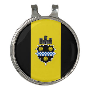 Flag of Pittsburgh, Pennsylvania Golf Hat Clip