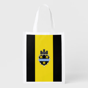 Flag of Pittsburgh, Pennsylvania Grocery Bag