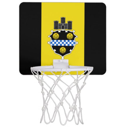 Flag of Pittsburgh Pennsylvania Mini Basketball H Mini Basketball Hoop